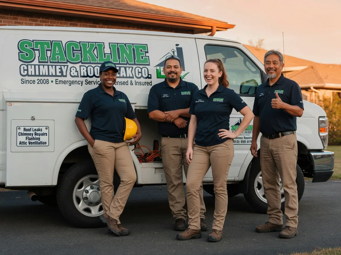 Chimney flashing repair company in Walker, MO